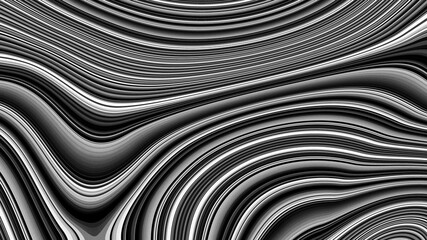 Black and white background. Best wallpaper for interior decoration. Design for T shirt, bed sheet, table cloth, curtain and fabric print. 3d Textile art. Popular fashion design. Abstract art.