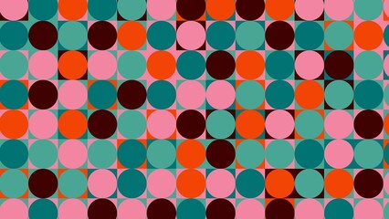 retro pattern, geometric colorful abstract