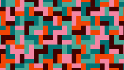 Fototapeta premium retro pattern, geometric colorful abstract