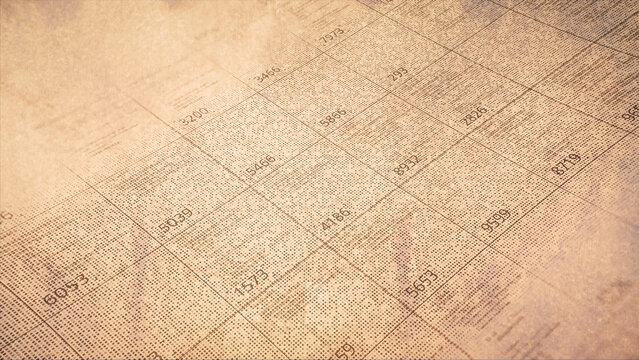Data flowing on the screen of a computer or laptop, IT, software development and hacking concept. Animation. Matrix of numeric values, seamless loop.