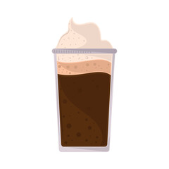 cold coffee foam