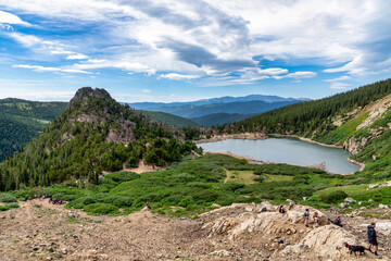 Fototapeta na wymiar Mountain lake in Colorado