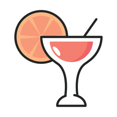 cocktail with fruit