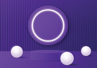 Abstract Background Podium. Vector illustration