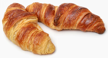 Closeup of tasty croissant