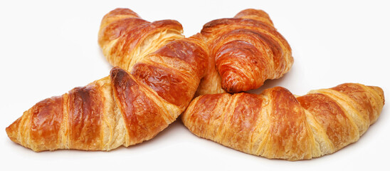 Closeup of tasty croissant