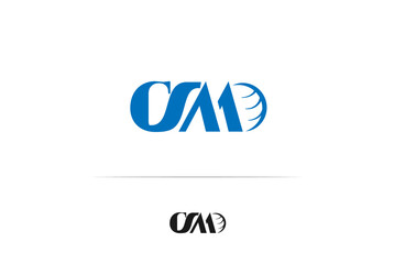 global world circle lines logo business design