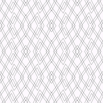 Seamless geometrical pattern. Rhombuses ornament. Diamonds backdrop. Tiles wallpaper. Ethnic motif. Geometric background. Digital paper. Tribal textile print. Web design. Abstract image. Vector work.