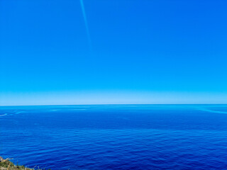 Nice ocean landscape from a cliff