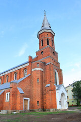 Fototapeta na wymiar Roman Catholic Church of St. Ignatius of Loyola in Kolomyia, Ivano-Frankivsk region, Ukraine 