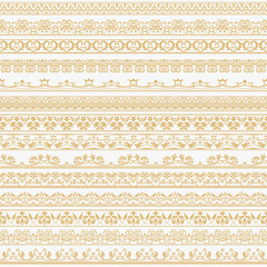 Vector set of dividers.