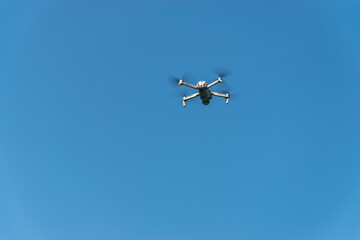 Fototapeta na wymiar Drone in the air