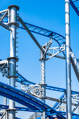 tracks of a typical rollercoaster