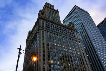 City skyscrapers