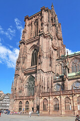 Fototapeta na wymiar Strasbourg Cathedral in France 