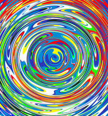 Fototapeta na wymiar abstract colorful spiral illustration background