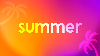 Fototapeta na wymiar summer holiday banner
