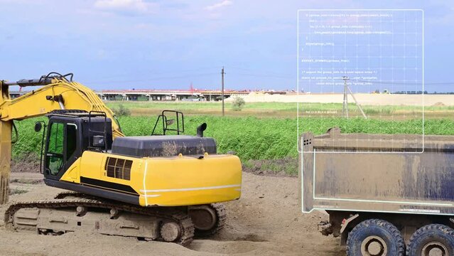 the concept of using automation in the construction of a highway with data analysis and environmental friendliness of work. technologies of the future full process automation