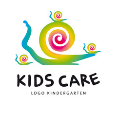Obraz premium Kids Care Logo