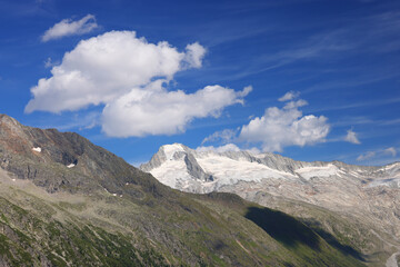 Summer landscape of Zillertal alps in Austria, Europe