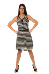 Strong smiling businesswoman