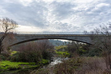 Puente Nuevo de Herrera en Galapagar, Comunidad de Madrid, España