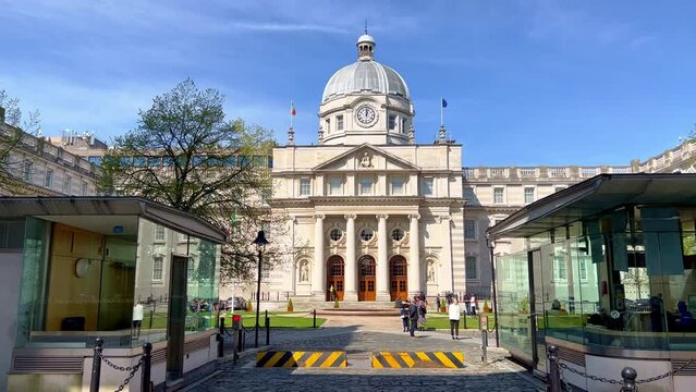 Leinster House Dublin - The Government of Ireland - Ireland travel photography