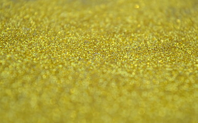 Golden glitter