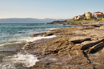 rocky beach in Porto do Son