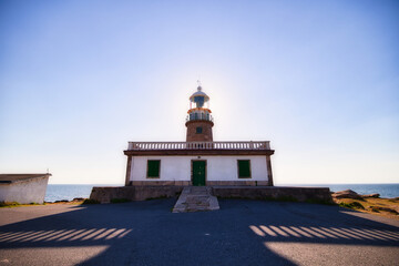 shadow of the Corrubedo Lighthouse, Galicia