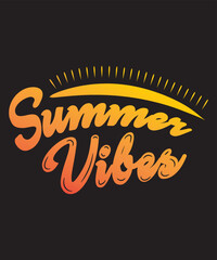 Fully editable Vector EPS 10 Outline of Summer Vibes T-Shirt Designs an image suitable for T-shirts, Mugs, Bags, Poster Cards, and much more. The Package is 4500* 5400px