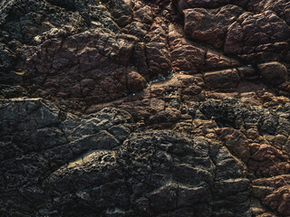 Rocky formations in mountainous terrain