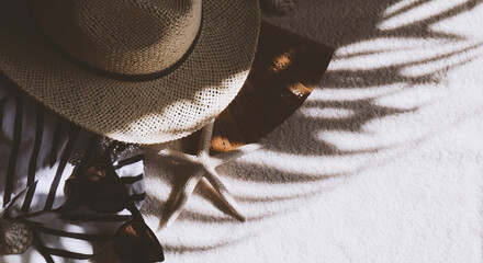 Sommer-Lifestyle-Hintergrund.Summer lifestyle background.