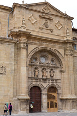 Urban details of the city of Santo Domingo de la Calzada, Spain