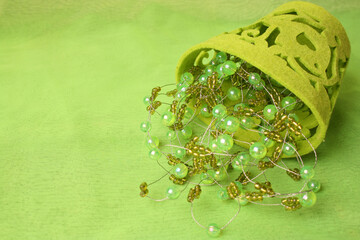 Fototapeta premium Green Beads
