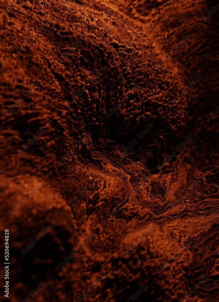 Aufkleber 3d render, abstract background with tilable slate grunged texture on dark moody tones,macro particle