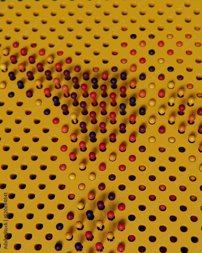 Fototapete Satisfying 3D render in motion animation. Abstract animation. loop animation.Bright modern seamless animation.Trendy material design background. Seamless loop 3d animation. Colorful waves.copy space
