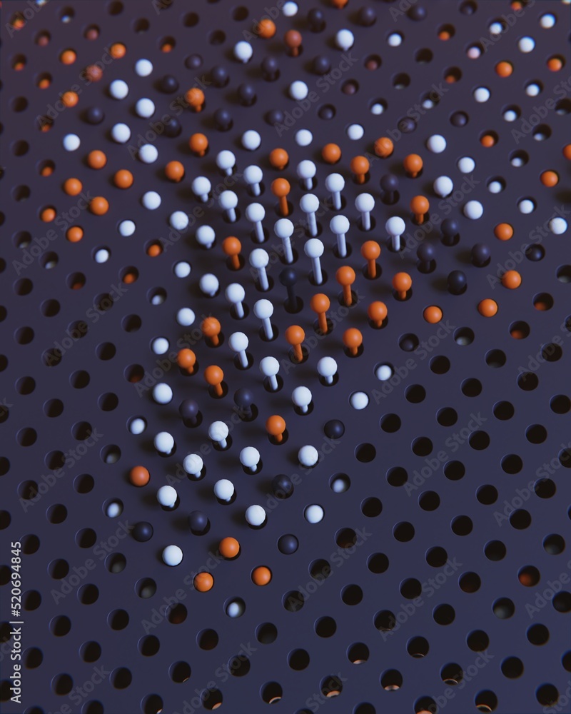 Fototapete Satisfying 3D render in motion animation. Abstract animation. loop animation.Bright modern seamless animation.Trendy material design background. Seamless loop 3d animation. Colorful waves.copy space