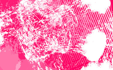 Abstract grunge texture red and white background vector