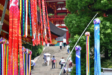 七夕飾りの鶴岡八幡宮