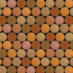 Collection of different wine corks, flat lay