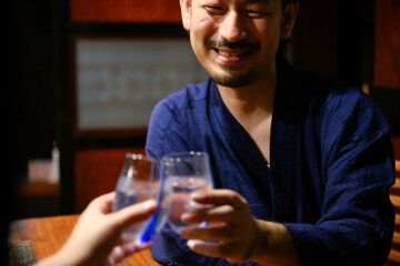 日本酒のカンパイ