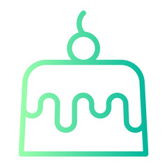 cake gradient icon