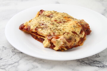 Freshly cooked Lasagna