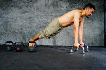 exercise of young asians, at the gym, sports, lifestyle fitness, burned energy, health concepts