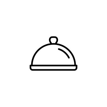 Cloche line icon vector design