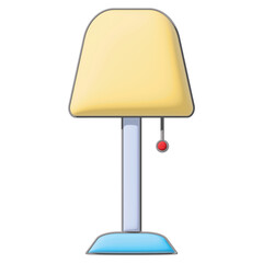 Vector 3d Realistic Render Lamp Closeup Isolated