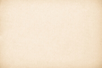 Cream recycled kraft paper texture as background. Old paper texture cardboard.