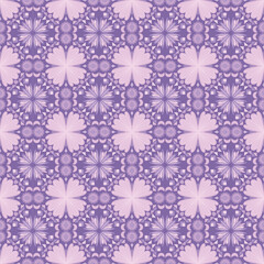 Seamless Background Retro Garden Nature Aboriginal Floral Damask Traditional Pattern Art