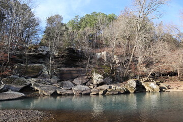 Beautiful Water by the Rocks